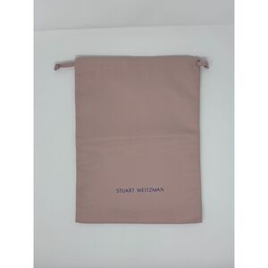 Stuart Weitzman Pink Shoe Dust Bag Purse Handbag Storage Travel 14"x10.5"